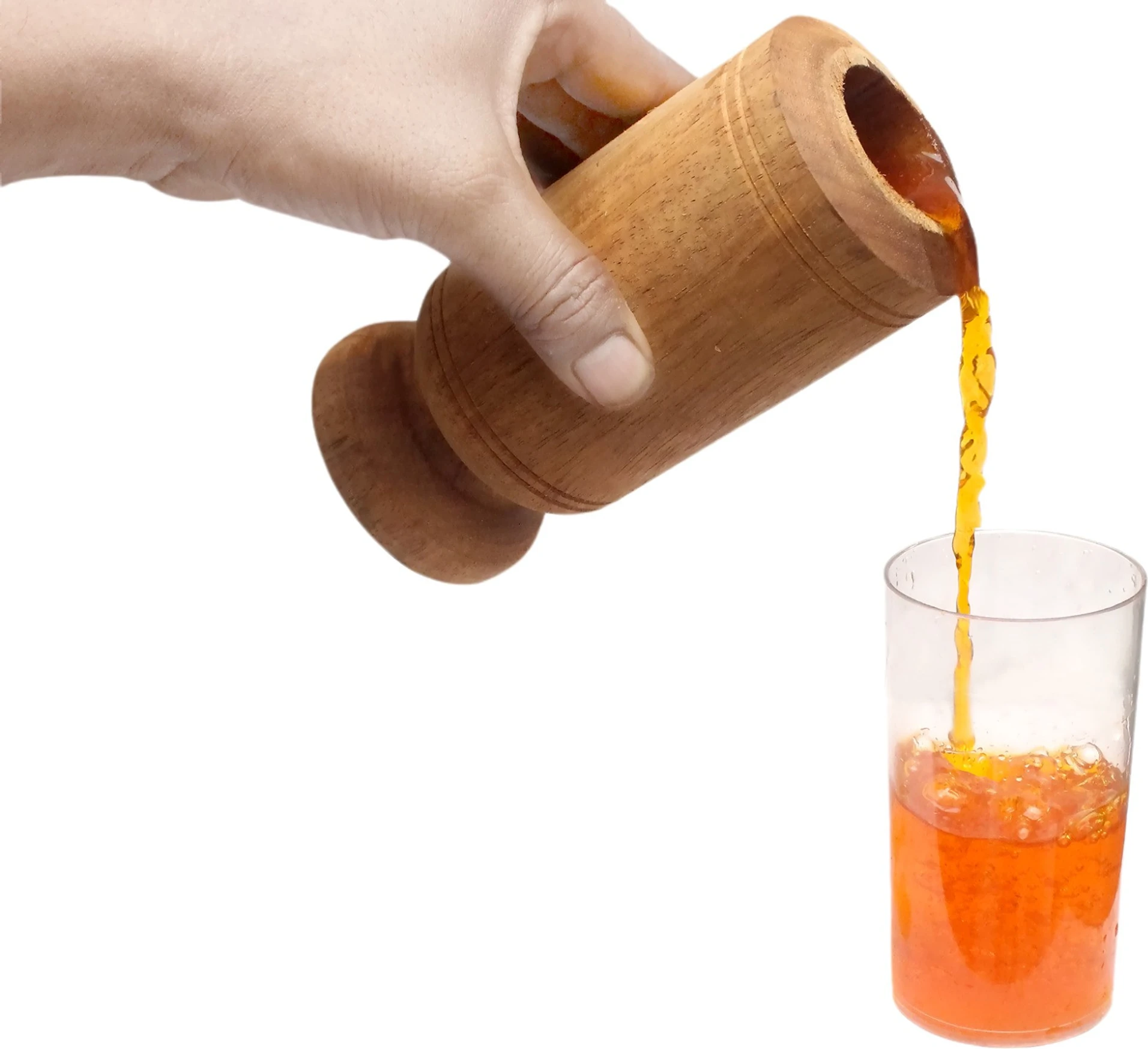 Vijaysar sugar control glass with herbal drink
